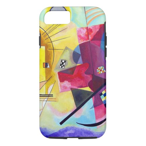 Yellow Red Blue Wassily Kandinsky iPhone 87 Case