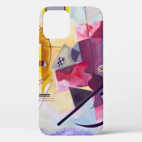 Yellow Red Blue Wassily Kandinsky iPhone 12 Case
