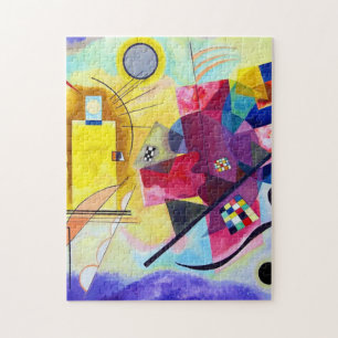 Yellow Red Blue Wassily Kandinsky Jigsaw Puzzle