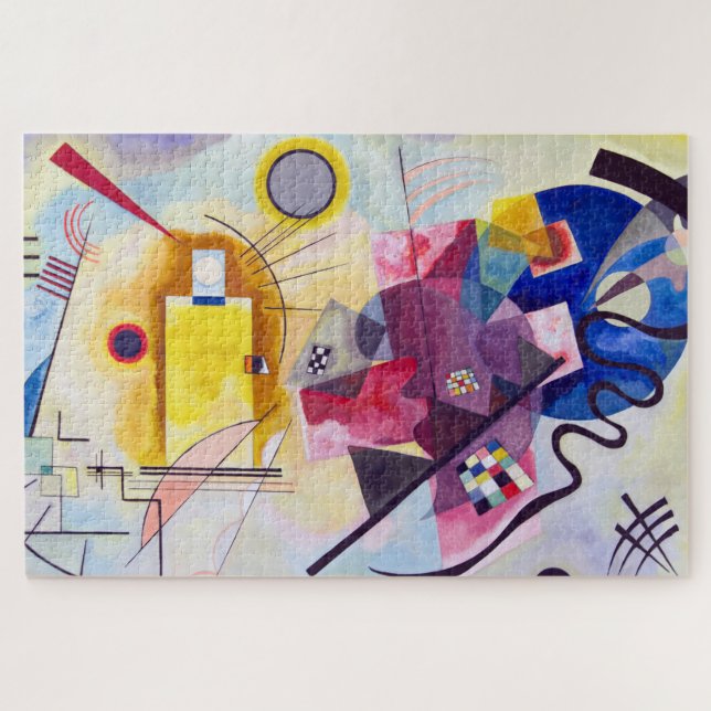Yellow Red Blue, Wassily Kandinsky Jigsaw Puzzle (Horizontal)