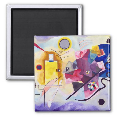 Yellow Red Blue Wassily Kandinsky Magnet