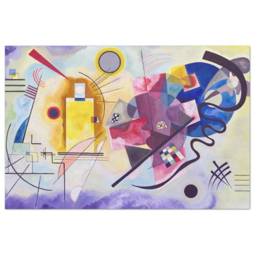 Yellow Red Blue Wassily Kandinsky Tissue Paper