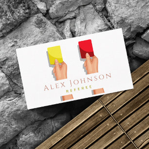 Yellow Red Card Soccer Referee Sports Game Ref