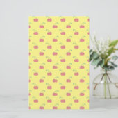 Yellow red cherry pattern (Standing Front)