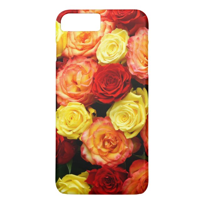Yellow Red Orange Roses iPhone X Case Barely There
