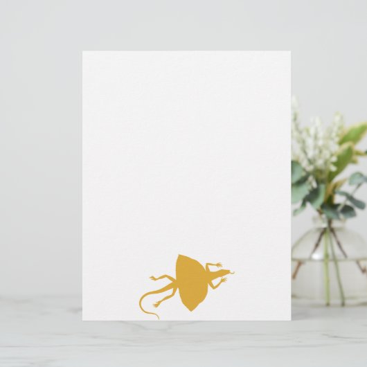 Yellow reptile (Standing Front)