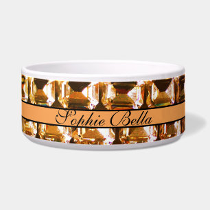 Yellow Rhinestone, yellow diamonds, gemstone Bowl