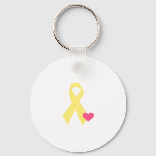 Yellow Ribbon Keychain (Front)