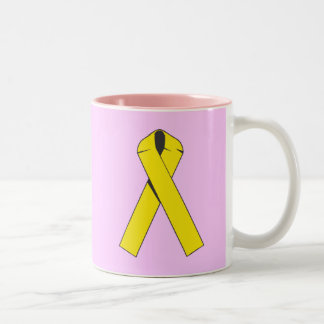 Yellow Ribbon Products and Apparel Two-Tone Coffee Mug