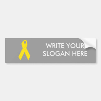 Yellow Ribbon / Suicide Awareness Bumper Sticker
