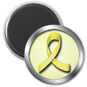 Yellow Ribbon Support Our Troops magnet