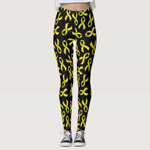 Yellow Ribbons...Endometriosis Leggings