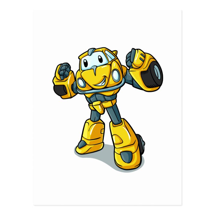 Cartoon Cartoon Clipart Robot Yellow Technology Transparent Clip Art