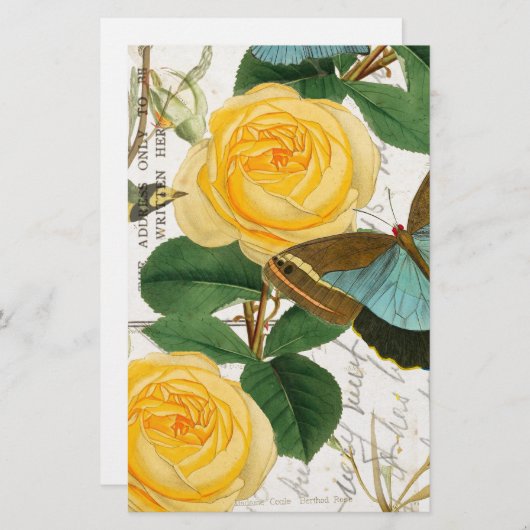 Yellow Romantic Roses (Front/Back)