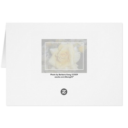 Yellow Rose (Back Horizontal)
