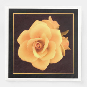 Yellow Rose, 2004 Photo. Paper Dinner Napkins