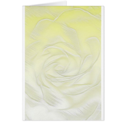 Yellow Rose Abstract Cards (Front)