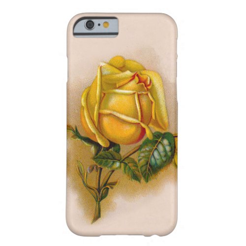 Yellow Rose Artwork Print Fine Art Barely There iPhone 6 Case