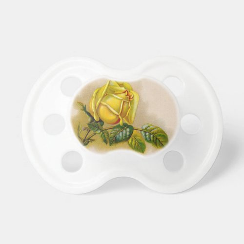 Yellow Rose Artwork Print Fine Art Pacifier