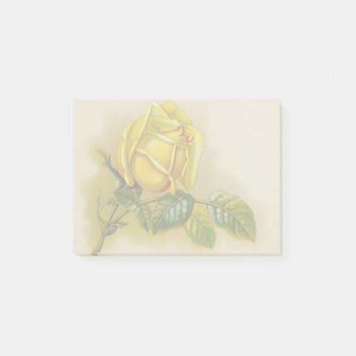 Yellow Rose Artwork Print Fine Art Post_it Notes