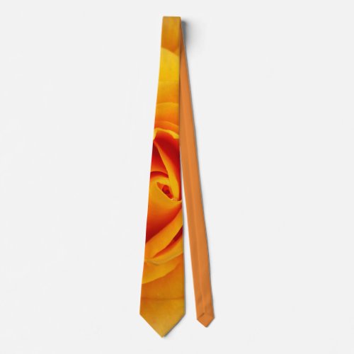 yellow rose blossom neck tie