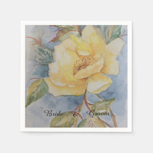 Yellow Rose bouquet Napkins