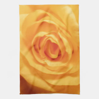 Yellow Rose Bud Roses Flower Floral Photo Kitchen Towel