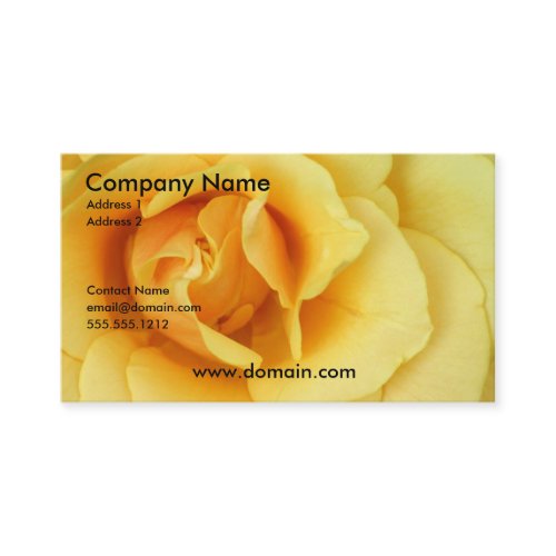 Yellow Rose Business Card
