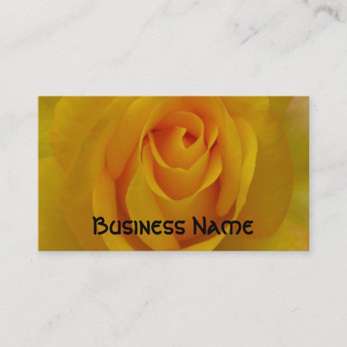 Yellow Rose Business Card