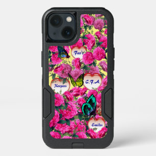 Yellow Rose Butterflies iPhone 13 Case