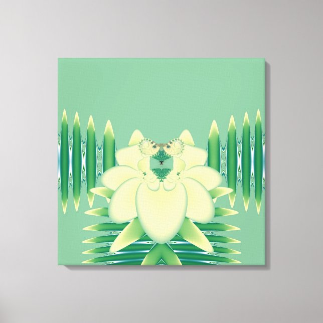 Yellow Rose Canvas Print (Front)