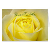 Yellow Rose Card (Front Horizontal)