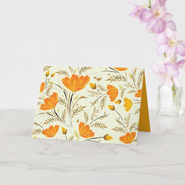 Yellow rose card (Orchid)