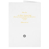 yellow rose cards (Back)