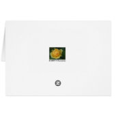 Yellow rose cards (Back Horizontal)
