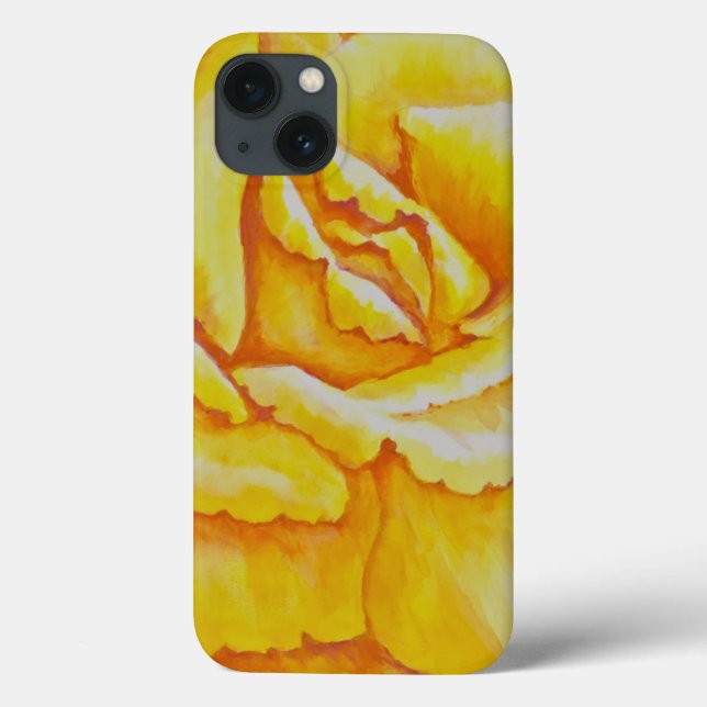Yellow Rose Case-Mate iPhone Case (Back)