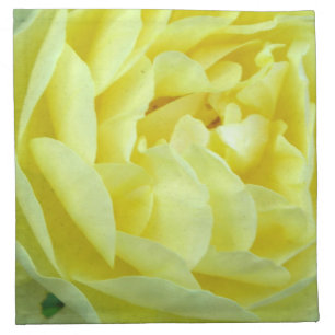 Yellow Rose Cloth Napkins