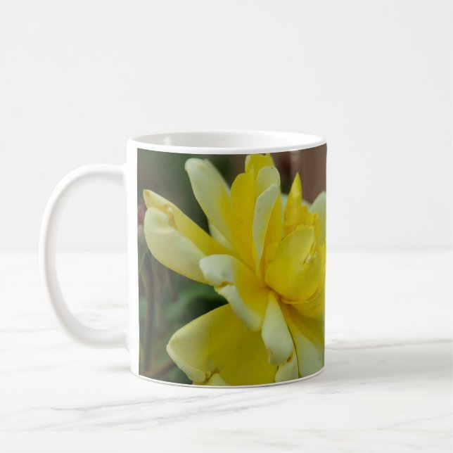 Yellow Rose Coffee Mug (Left)