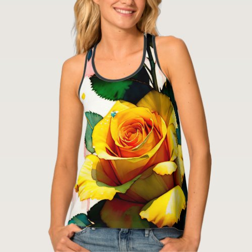 Yellow Rose Dreamscapes Tank Top