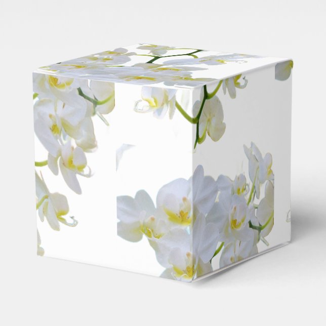 Yellow Rose Favor Box (Front Side)