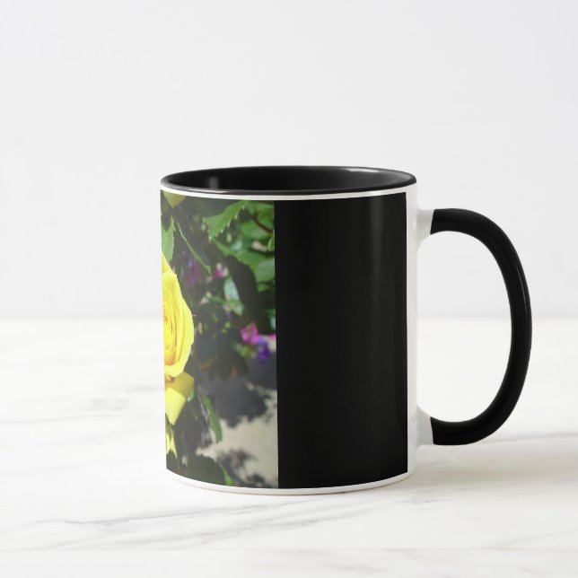 Yellow Rose Floral 4 Mug (Right)