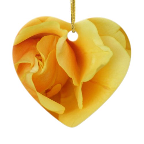 Yellow Rose Flower Ornament