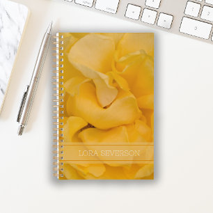 Yellow Rose Flower Petals Planner