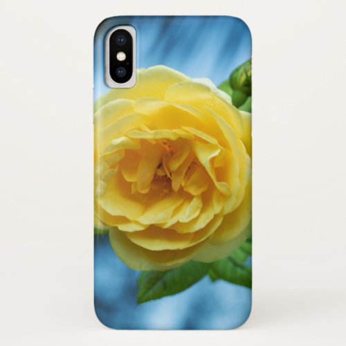 Yellow rose flowers iPhone x case