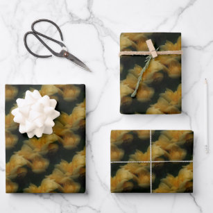 Cabbage Rose Flowers Wrapping Paper | Zazzle