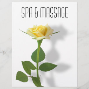 Yellow rose flyer