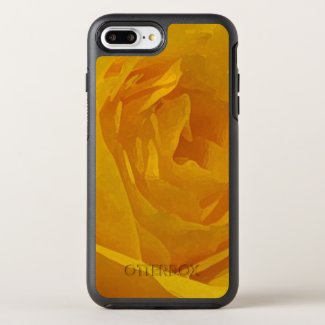 Yellow Rose Garden Flowers Abstract OtterBox Symmetry iPhone 7 Plus Case