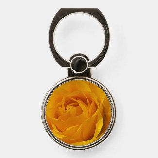 Yellow Rose Garden Flowers Phone Ring Grip