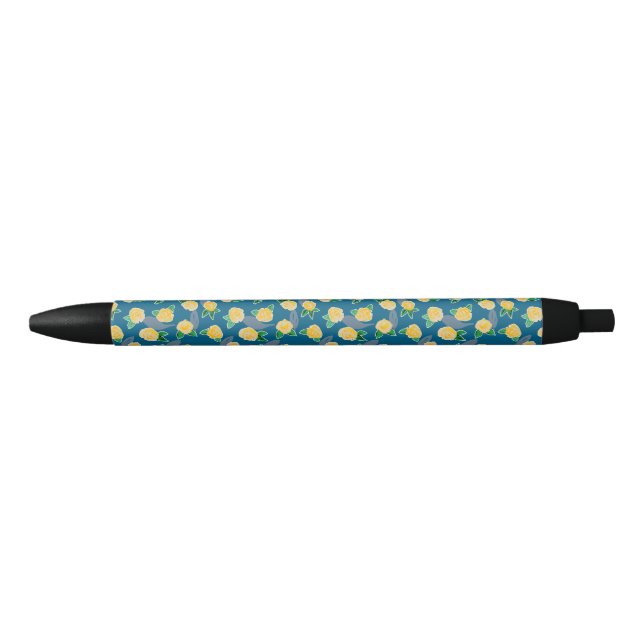 Yellow Rose Garden pattern Pen (Front)