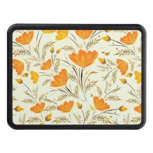 Yellow rose hitch cover